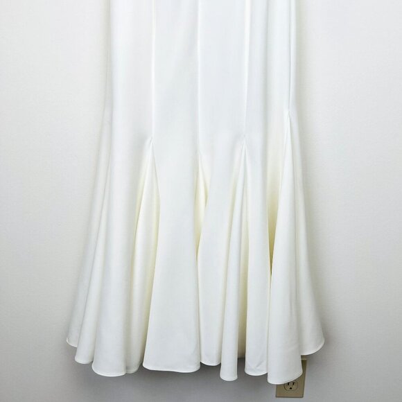 NWT MILLY Penelope Halter Neck Cady Dress  US 4 - Picture 11 of 15